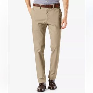 Dockers Men’s Signature Khakis - Slim Fit in the color New British Khaki